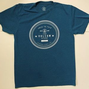 Volcom Men’s Blue Short Sleeve T-Shirt, Size M